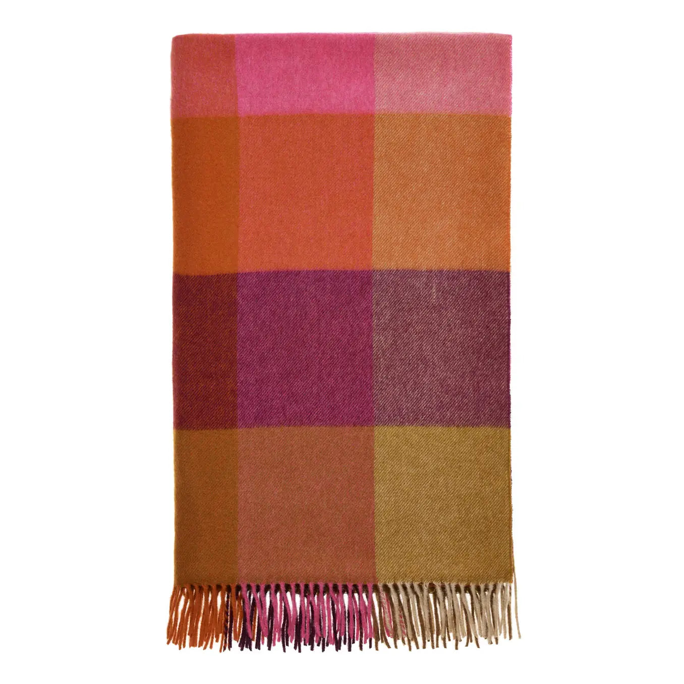 St David’s Merino Throw - Burgundy - THE BRISTOL ARTISAN