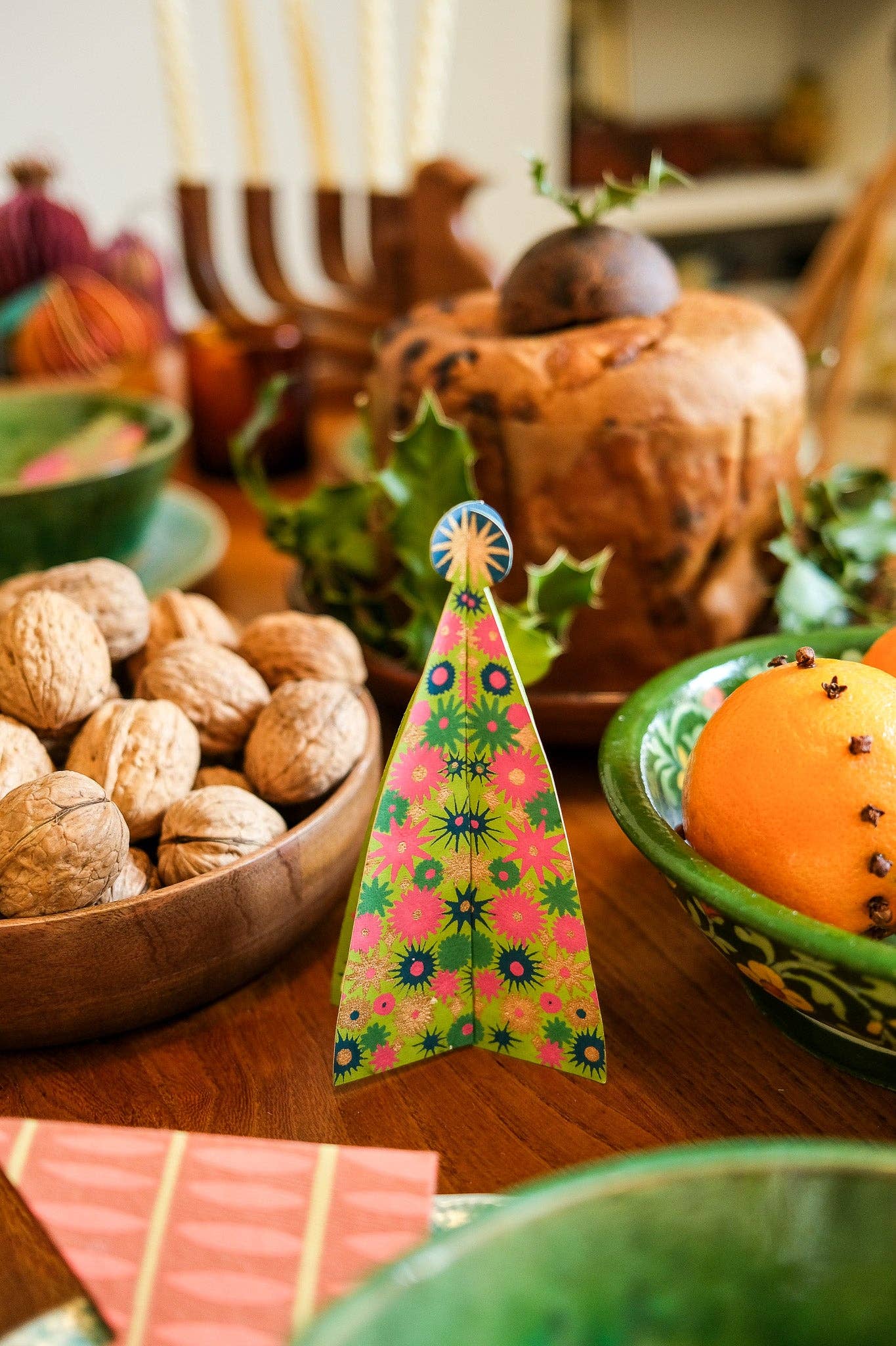 Star Tree Christmas Card - THE BRISTOL ARTISAN