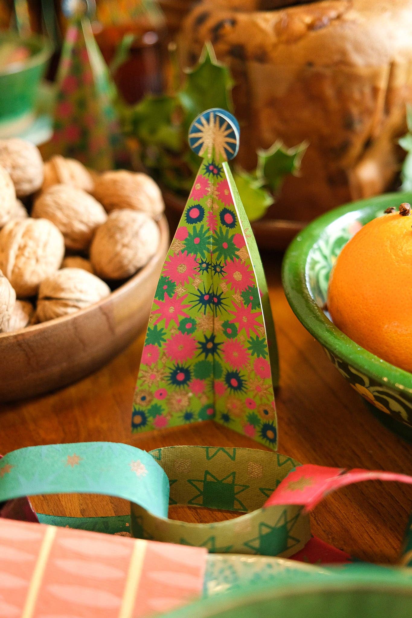Star Tree Christmas Card - THE BRISTOL ARTISAN
