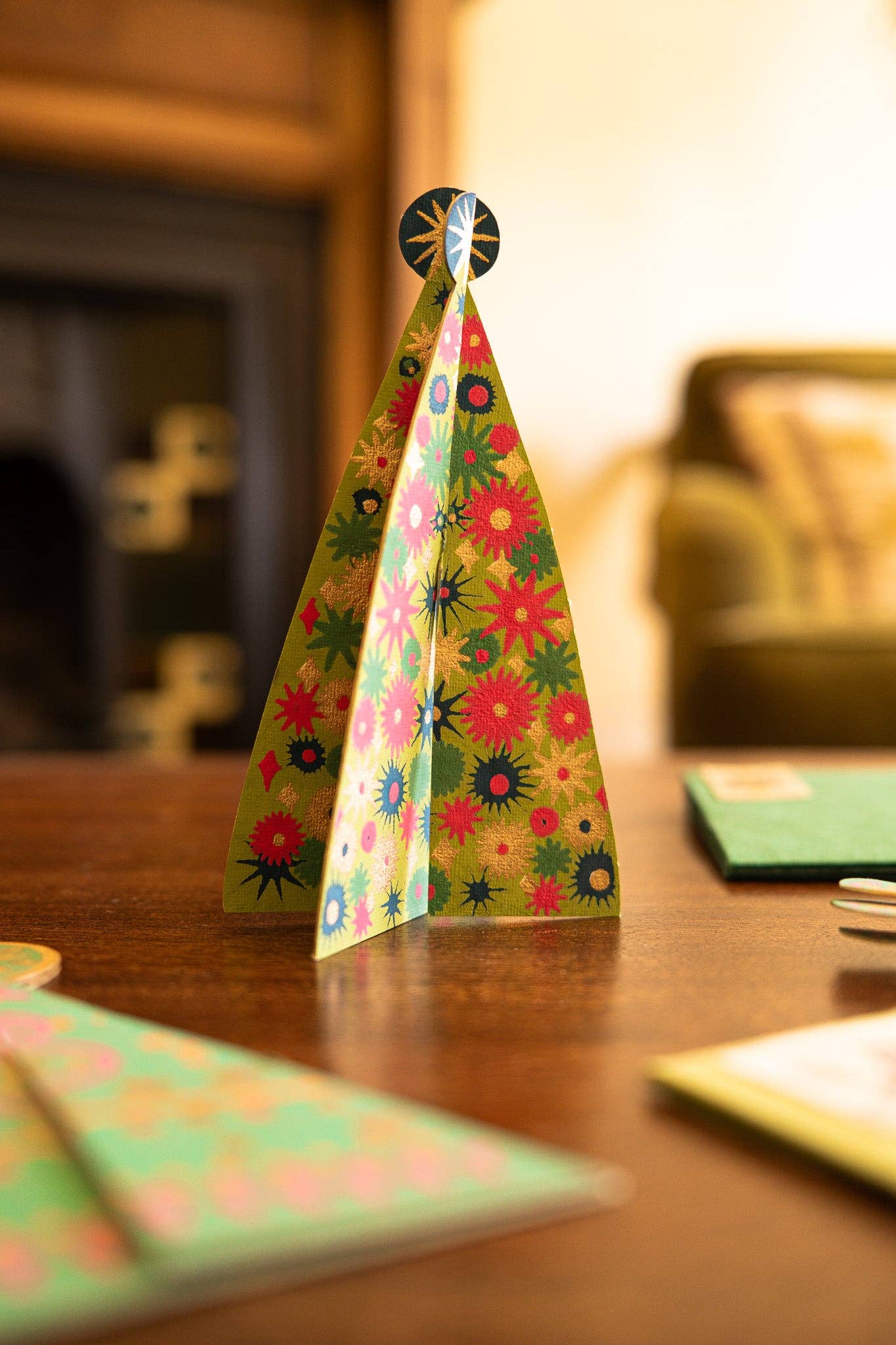 Star Tree Christmas Card - THE BRISTOL ARTISAN