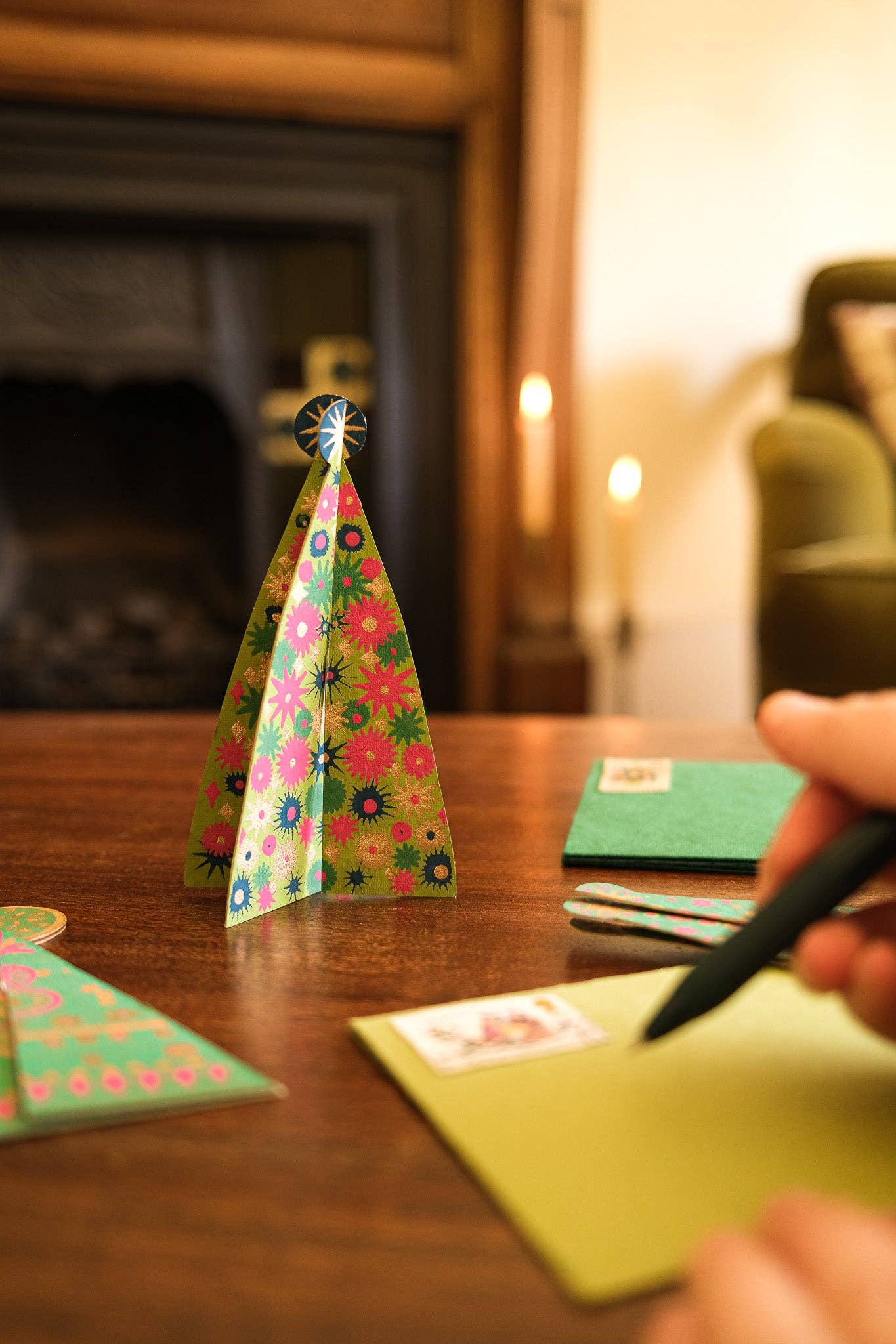 Star Tree Christmas Card - THE BRISTOL ARTISAN