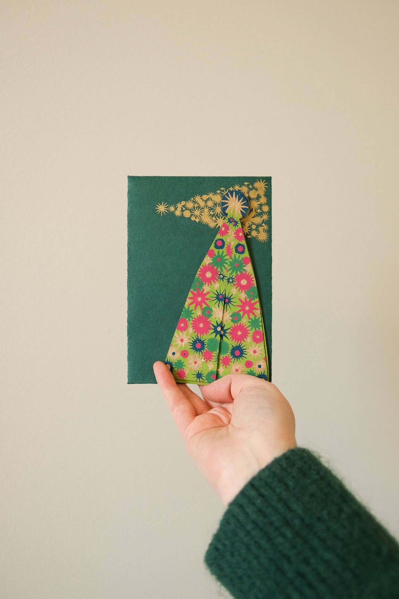 Star Tree Christmas Card - THE BRISTOL ARTISAN