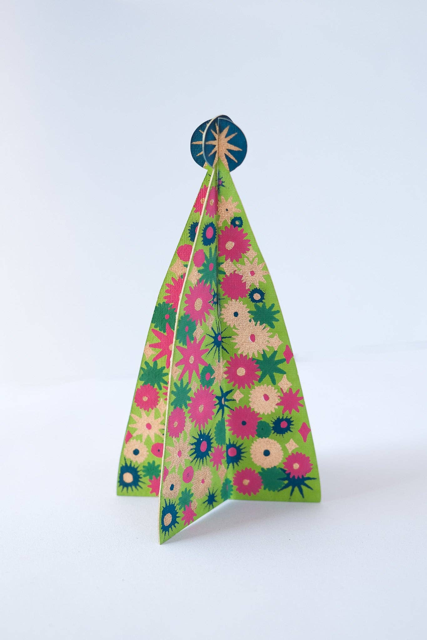 Star Tree Christmas Card - THE BRISTOL ARTISAN
