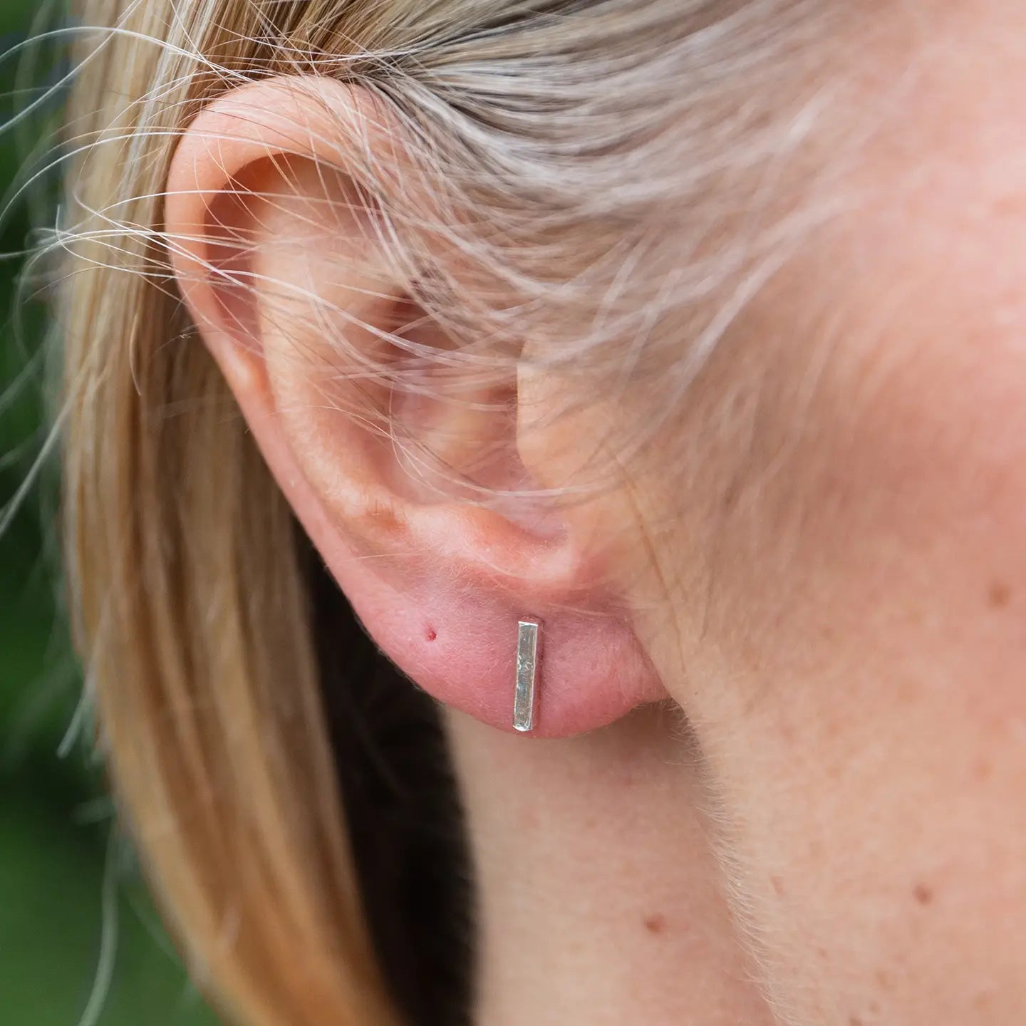 Sterling Silver Mini Studs - Stick - THE BRISTOL ARTISAN