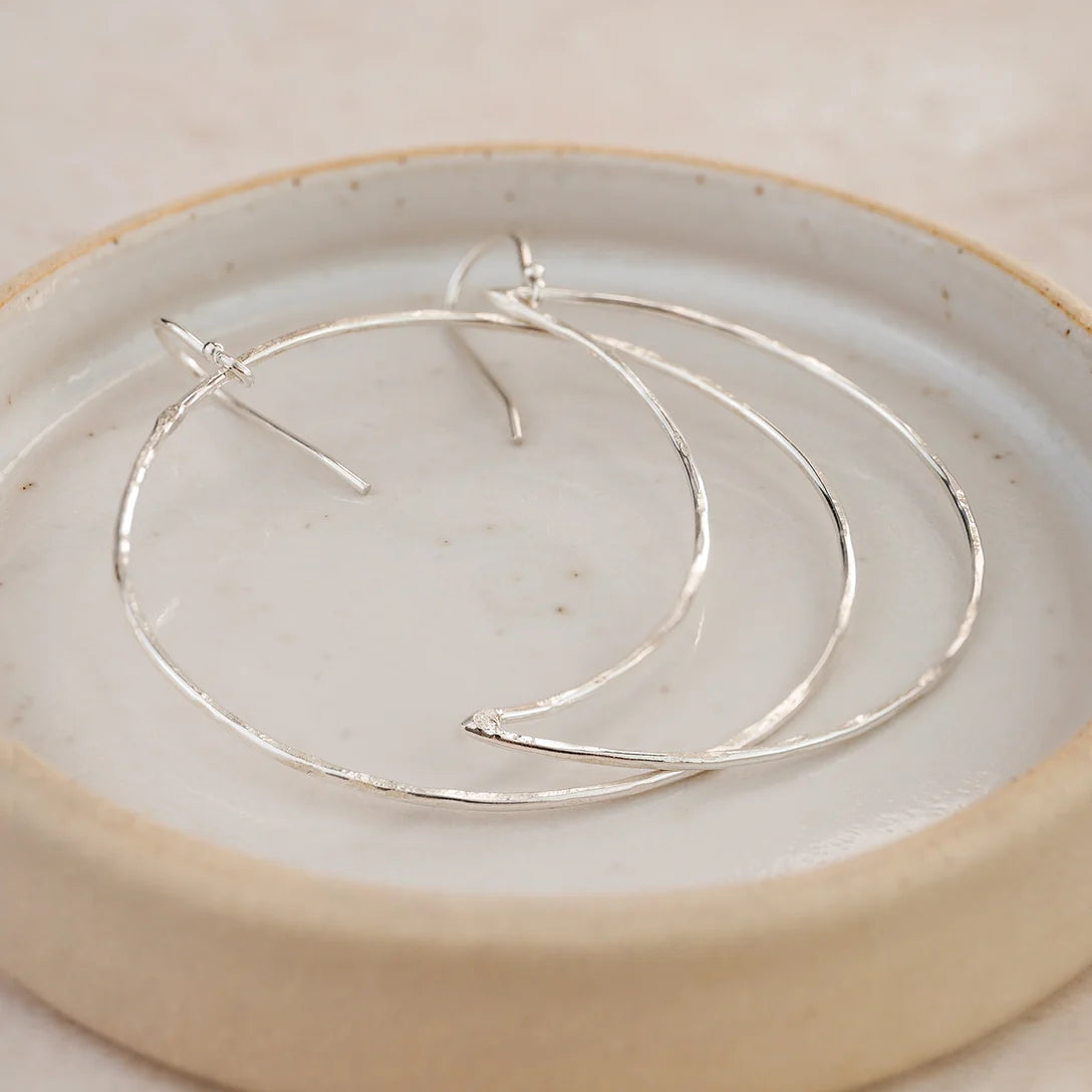 Sterling Silver Sun and Moon Earrings - THE BRISTOL ARTISAN