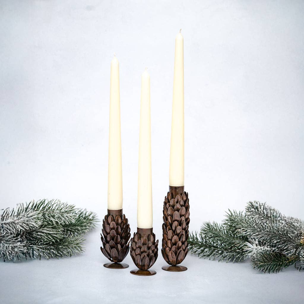 Strobilus Candlestick Holder - THE BRISTOL ARTISAN
