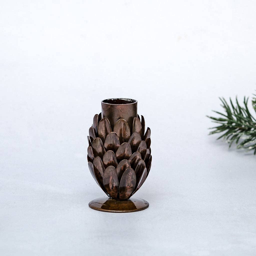 Strobilus Candlestick Holder - THE BRISTOL ARTISAN