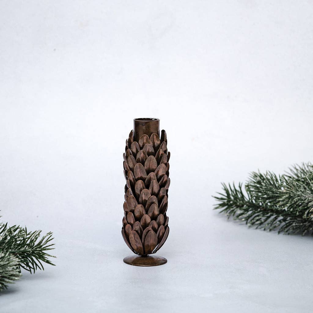 Strobilus Candlestick Holder - THE BRISTOL ARTISAN