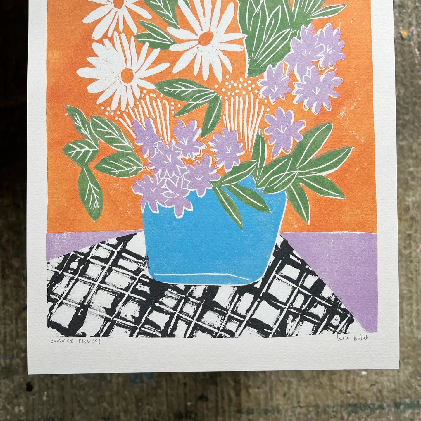 Summer Flowers A3 Print - THE BRISTOL ARTISAN