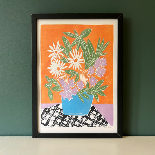 Summer Flowers A3 Print - THE BRISTOL ARTISAN