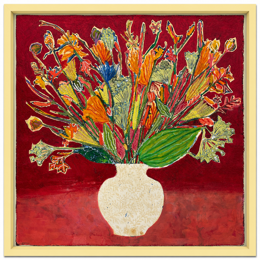 Summer Vase Fennel oil painting by Sophie Rees - THE BRISTOL ARTISAN