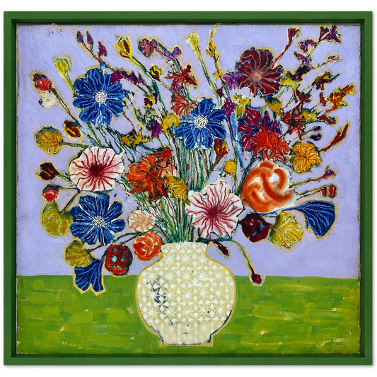 Summer Vase Gingko oil painting by Sophie Rees - THE BRISTOL ARTISAN
