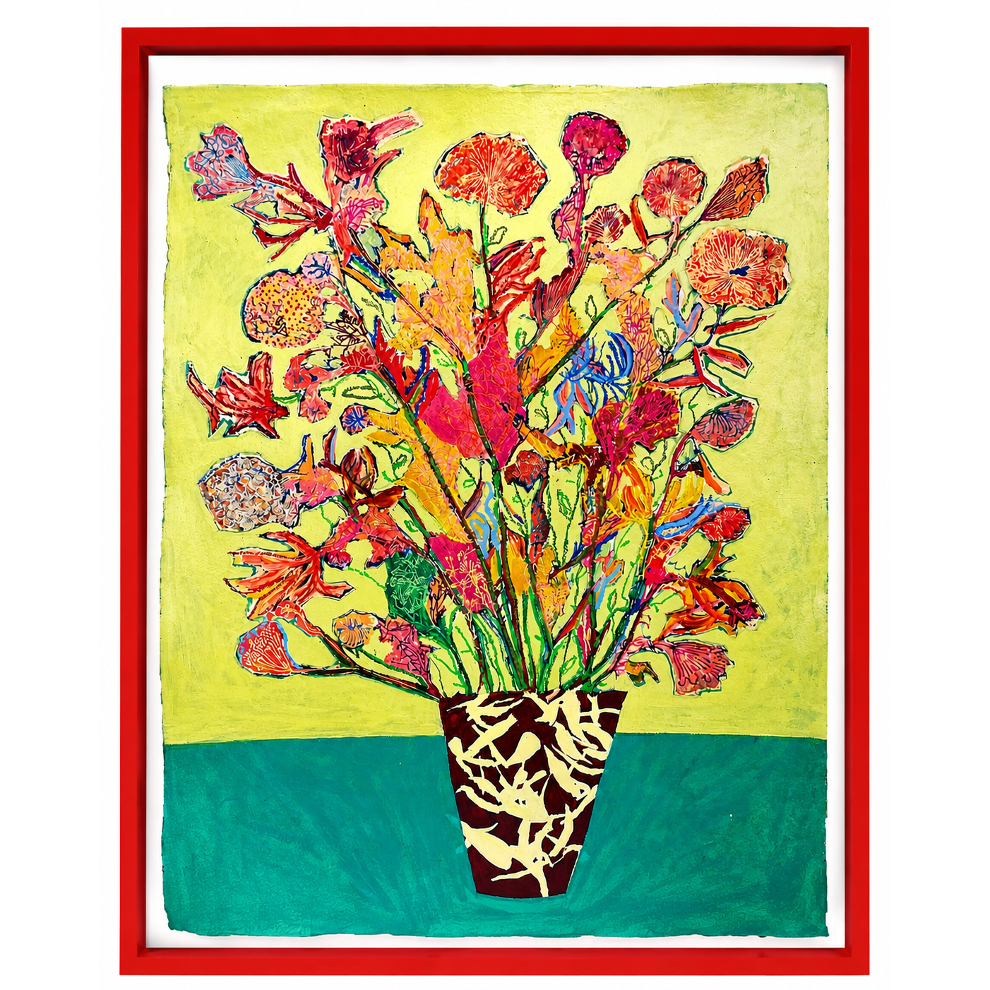 Summer Vase Queen Annes Lace oil painting by Sophie Rees - THE BRISTOL ARTISAN