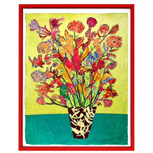 Summer Vase Queen Annes Lace oil painting by Sophie Rees - THE BRISTOL ARTISAN
