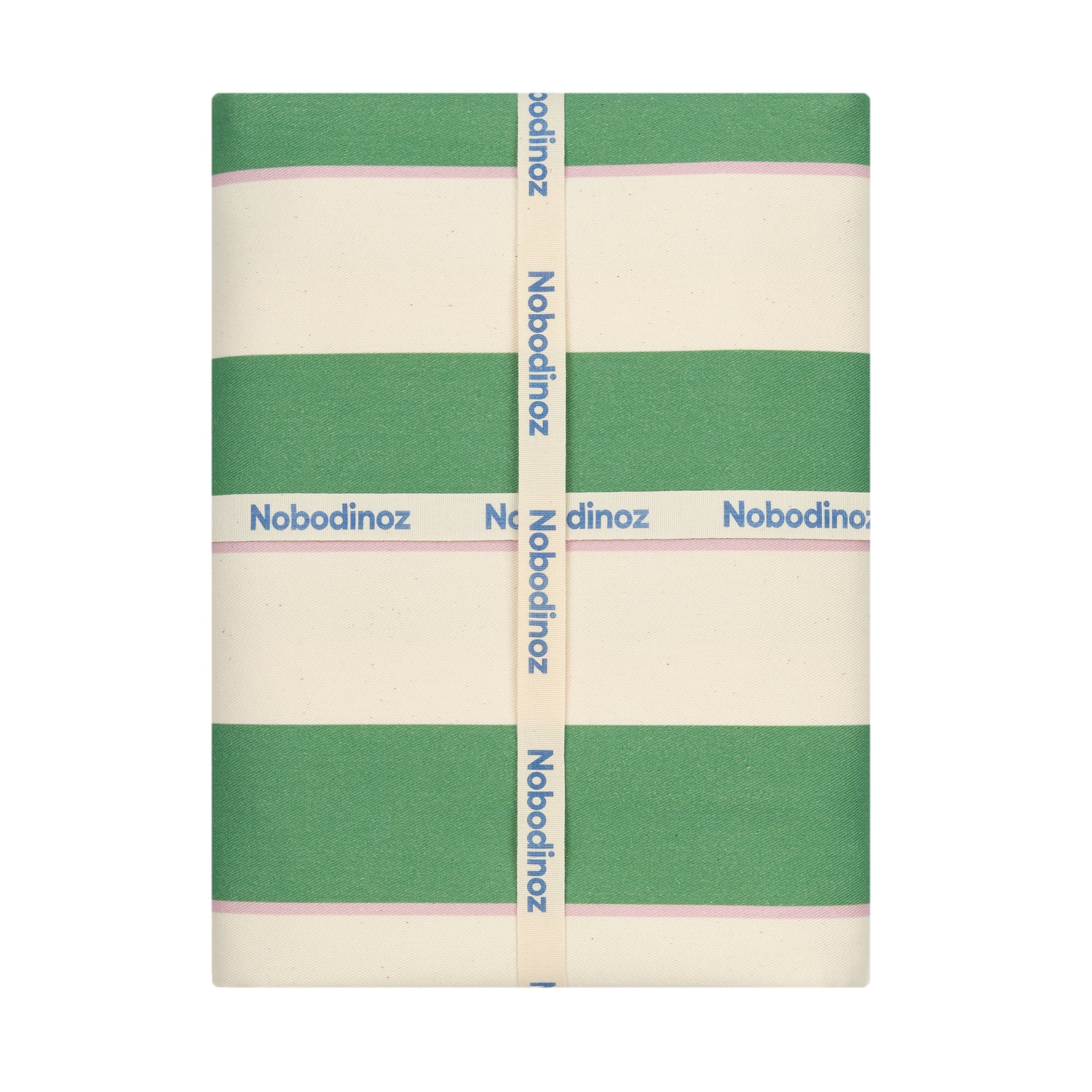 Tablecloth 150 x 250 cm - green cabana stripes - THE BRISTOL ARTISAN