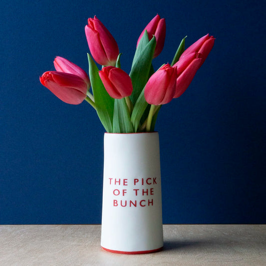 The Pick of the Bunch Porcelain Vase - THE BRISTOL ARTISAN
