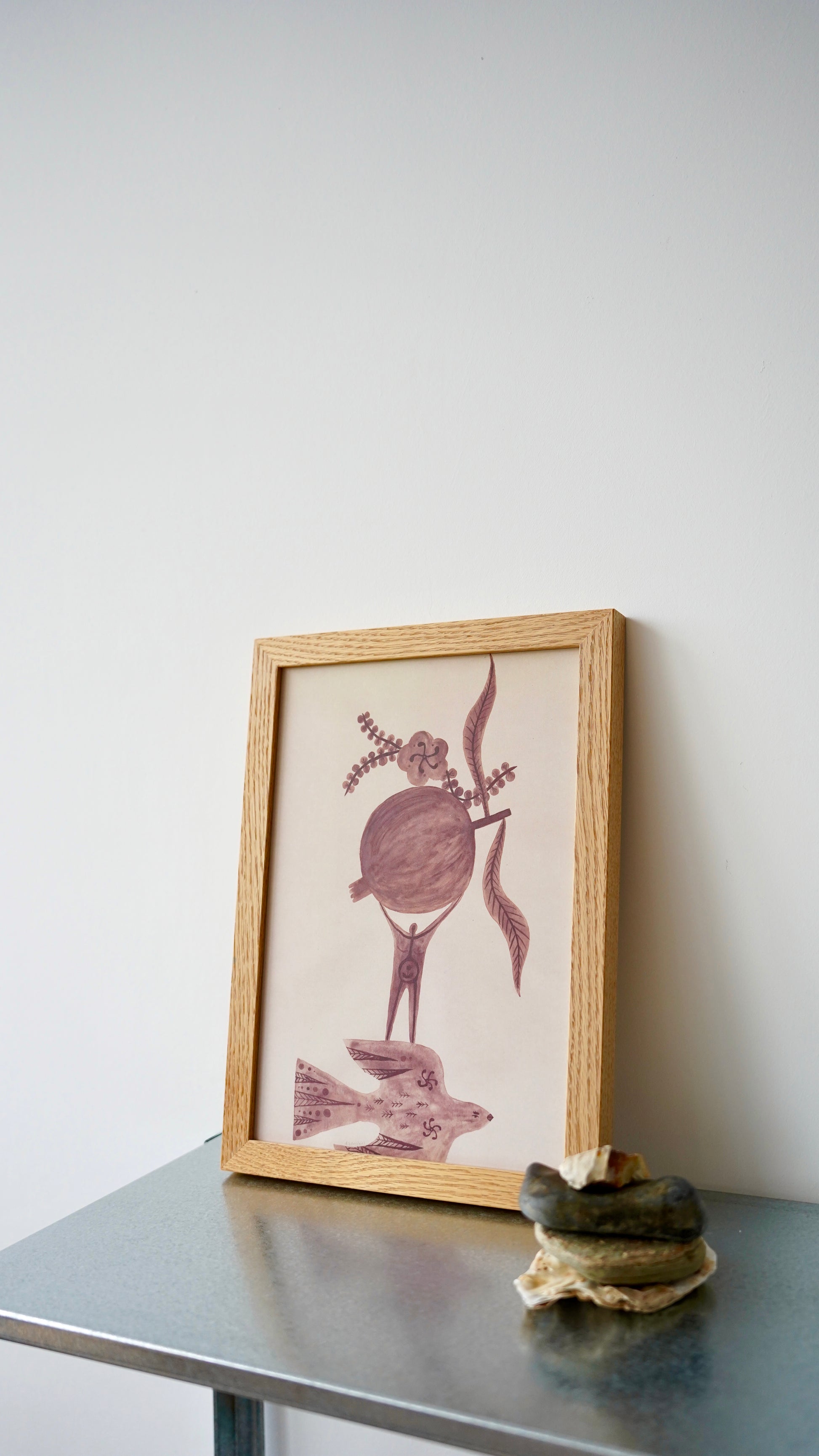 The Weight of a Pomegranate A4 Art Print - THE BRISTOL ARTISAN