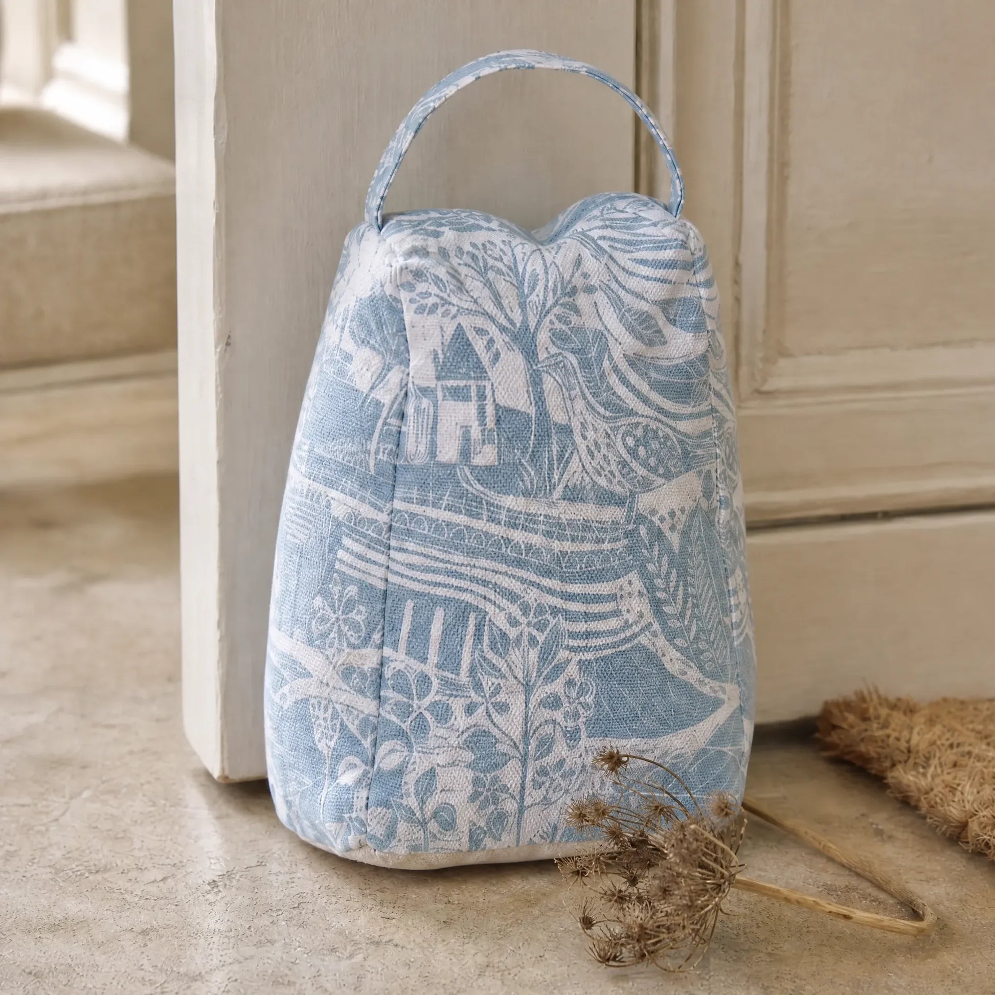 Through the Fields Duck Egg Blue Door Stop - THE BRISTOL ARTISAN