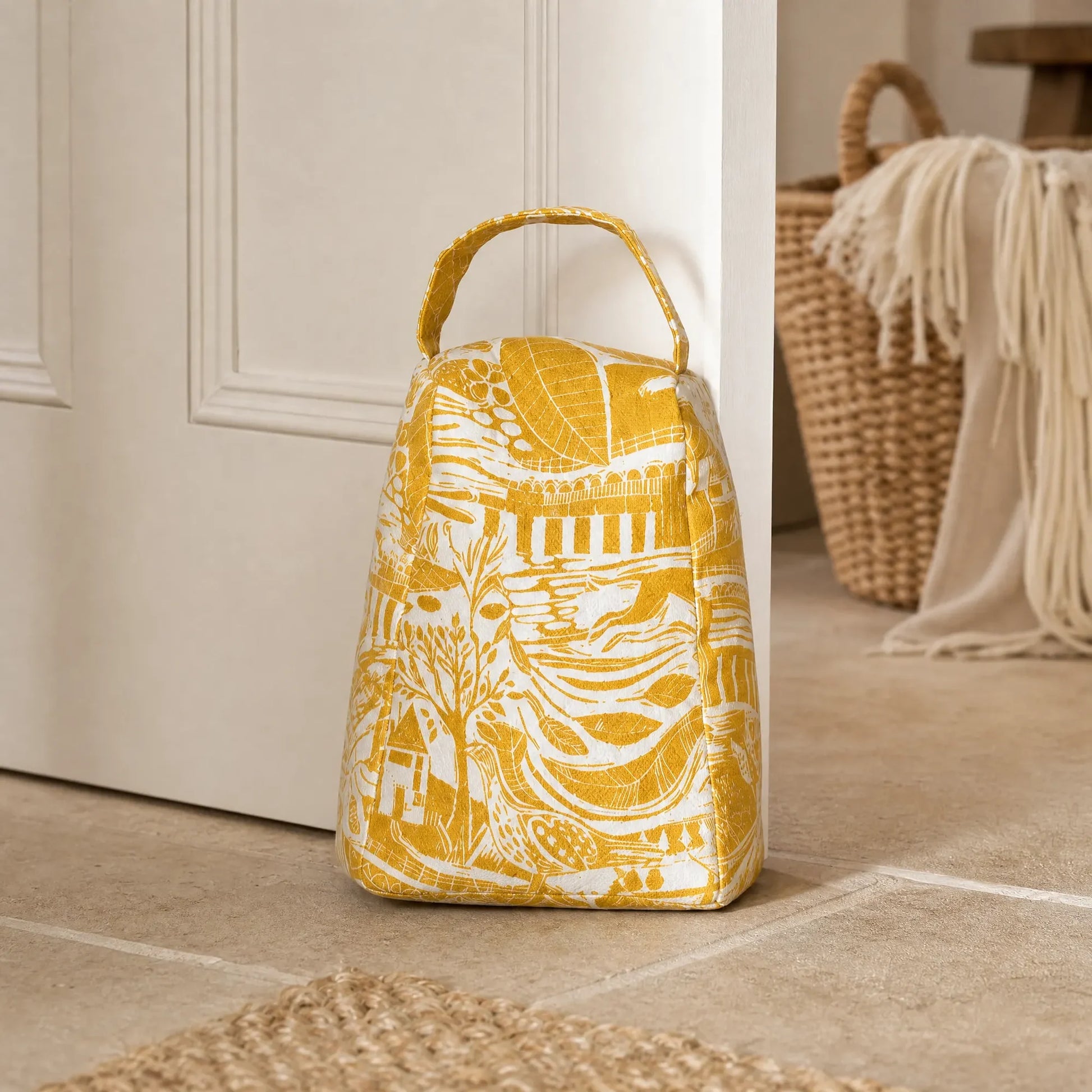 Through the Fields Ochre Door Stop - THE BRISTOL ARTISAN