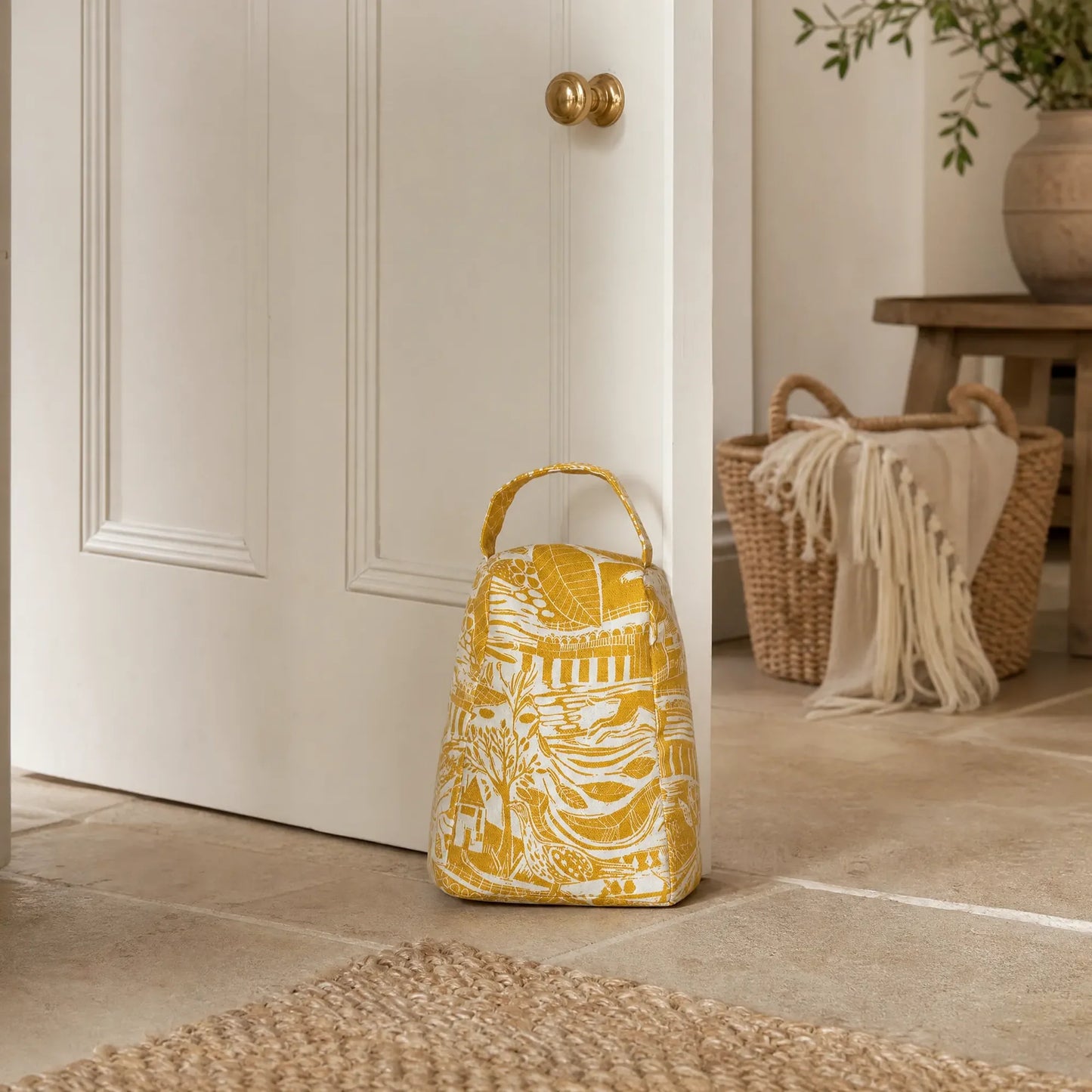 Through the Fields Ochre Door Stop - THE BRISTOL ARTISAN