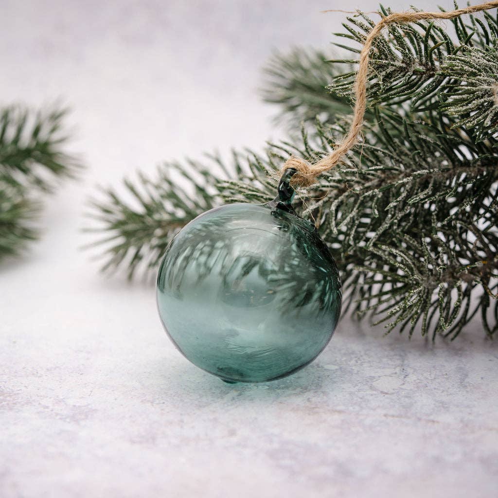 Veridian Glass Bauble - THE BRISTOL ARTISAN
