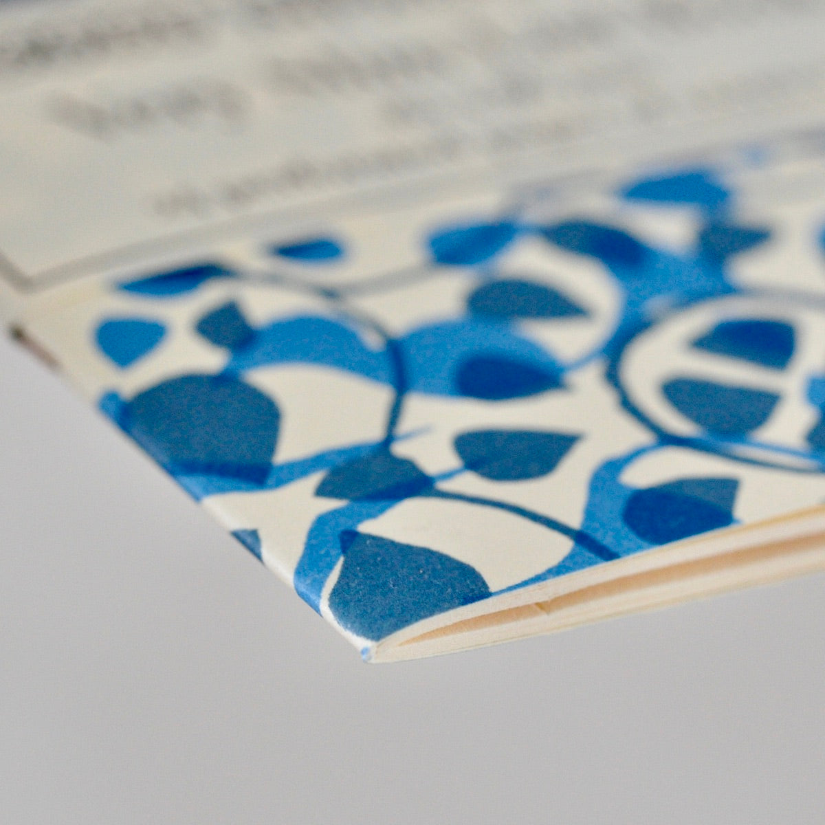 Very Slim List Book Dappled Blue - THE BRISTOL ARTISAN