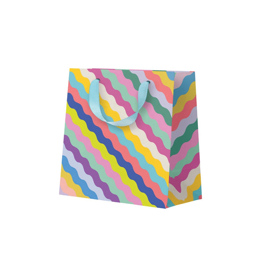 Wavy Pattern Small Gift Bag - THE BRISTOL ARTISAN