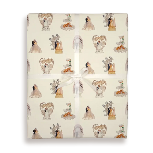Wedding Cake Toppers Gift Wrap - THE BRISTOL ARTISAN