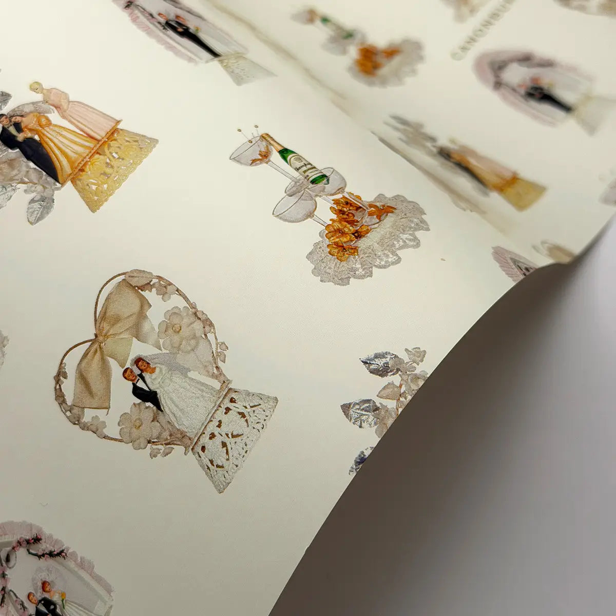 Wedding Cake Toppers Gift Wrap - THE BRISTOL ARTISAN