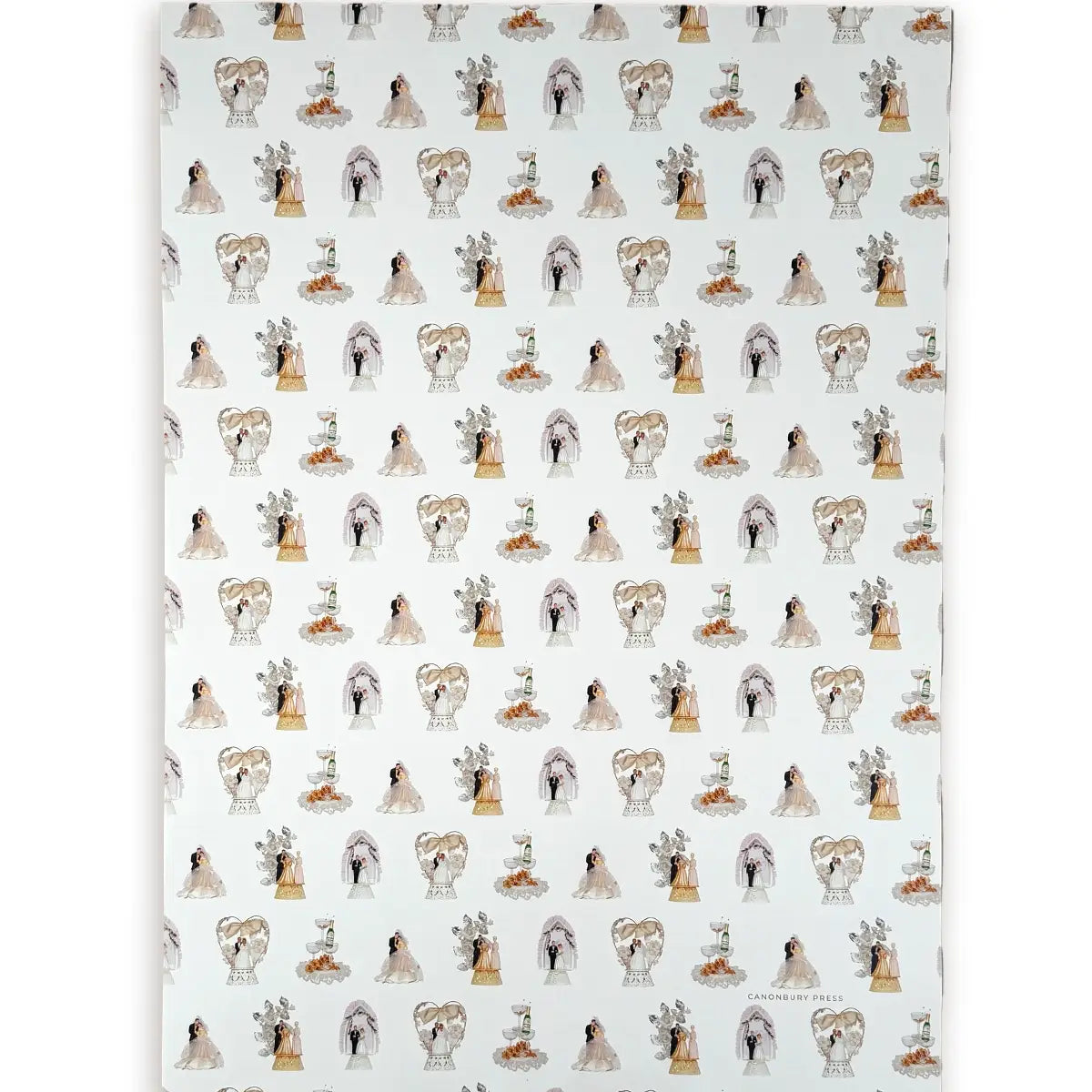 Wedding Cake Toppers Gift Wrap - THE BRISTOL ARTISAN