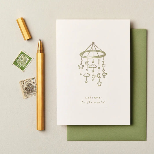 Welcome to the World - New Baby Card - THE BRISTOL ARTISAN