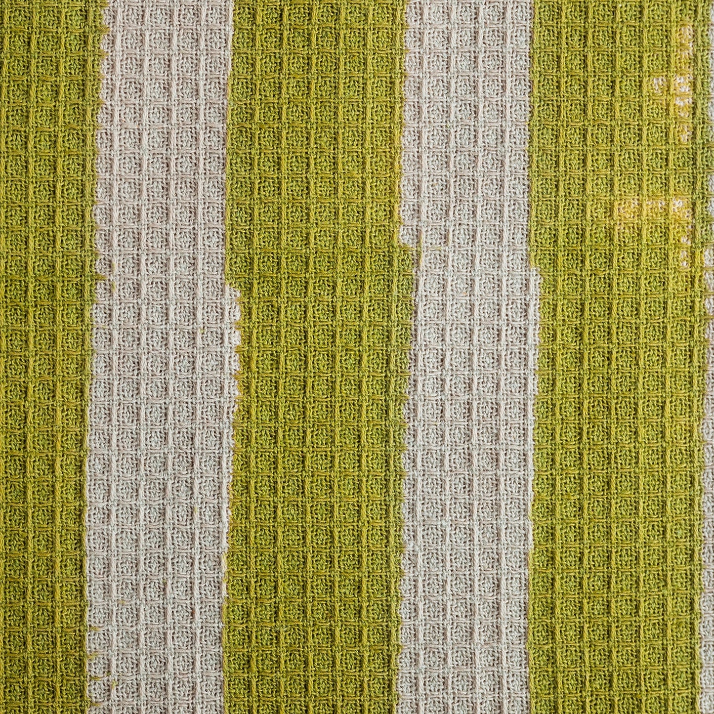 Wide Stripe Olive Tea Towel - THE BRISTOL ARTISAN