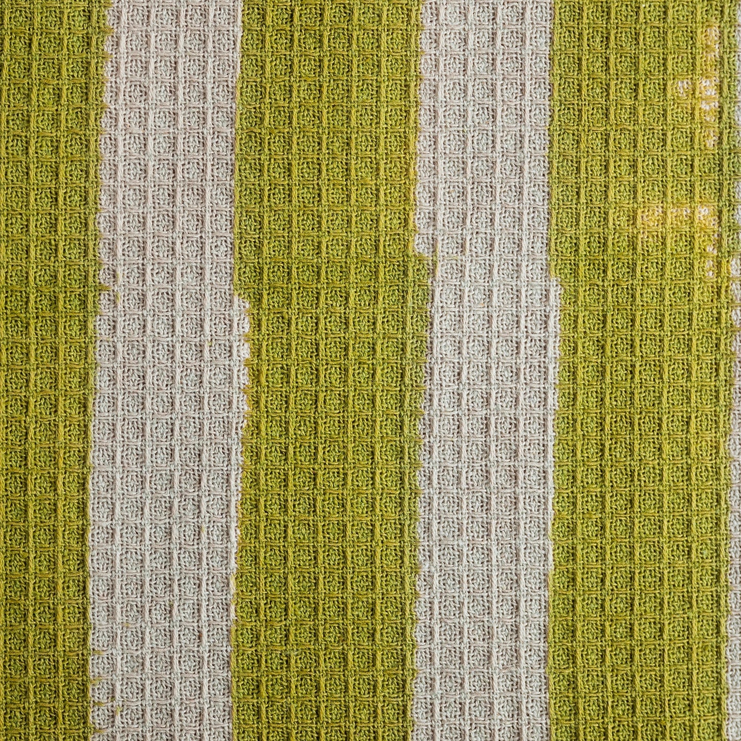 Wide Stripe Olive Tea Towel - THE BRISTOL ARTISAN