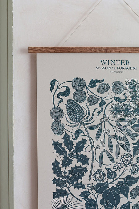 Winter Foraging Print - THE BRISTOL ARTISAN