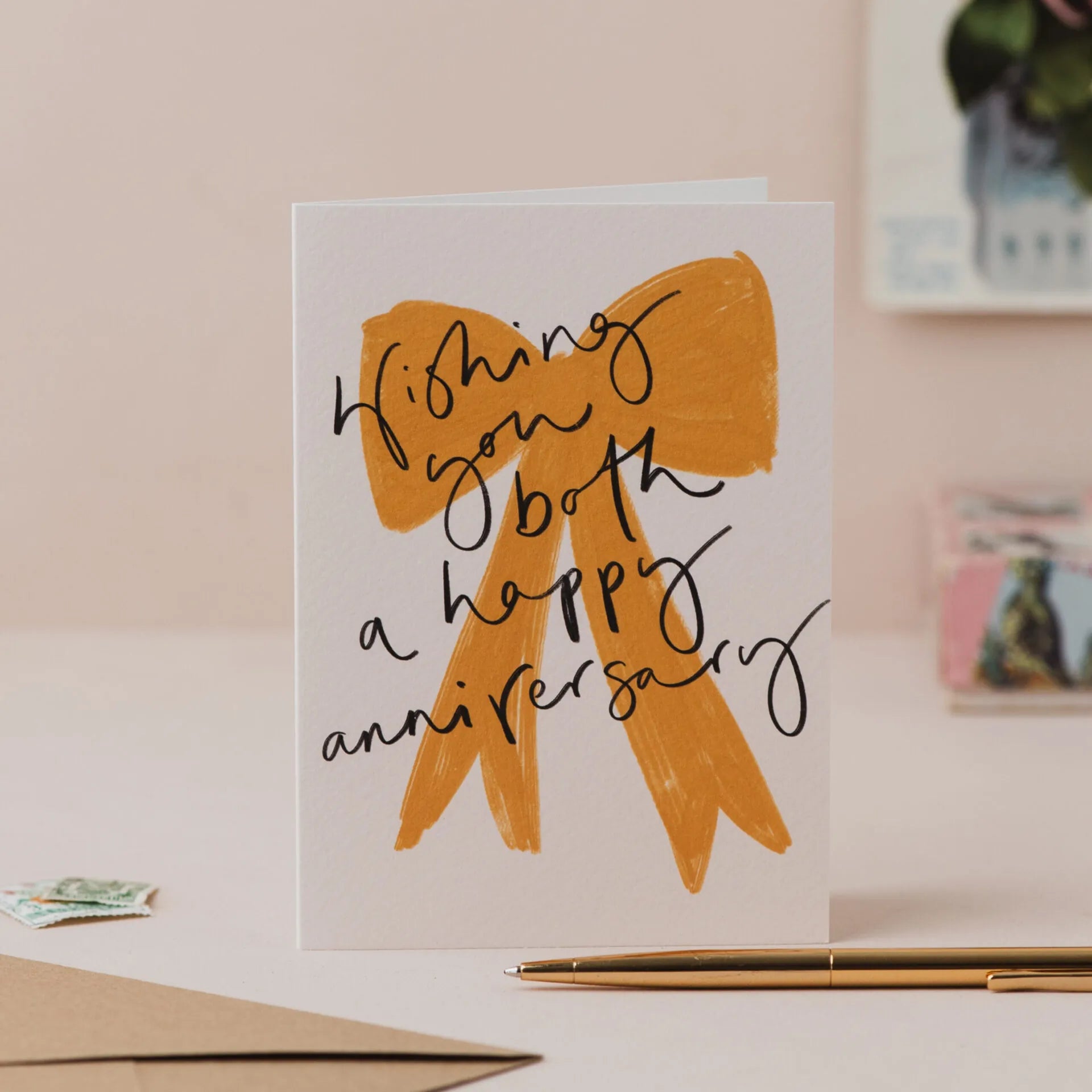 Wishing you both a happy Anniversary Card - THE BRISTOL ARTISAN