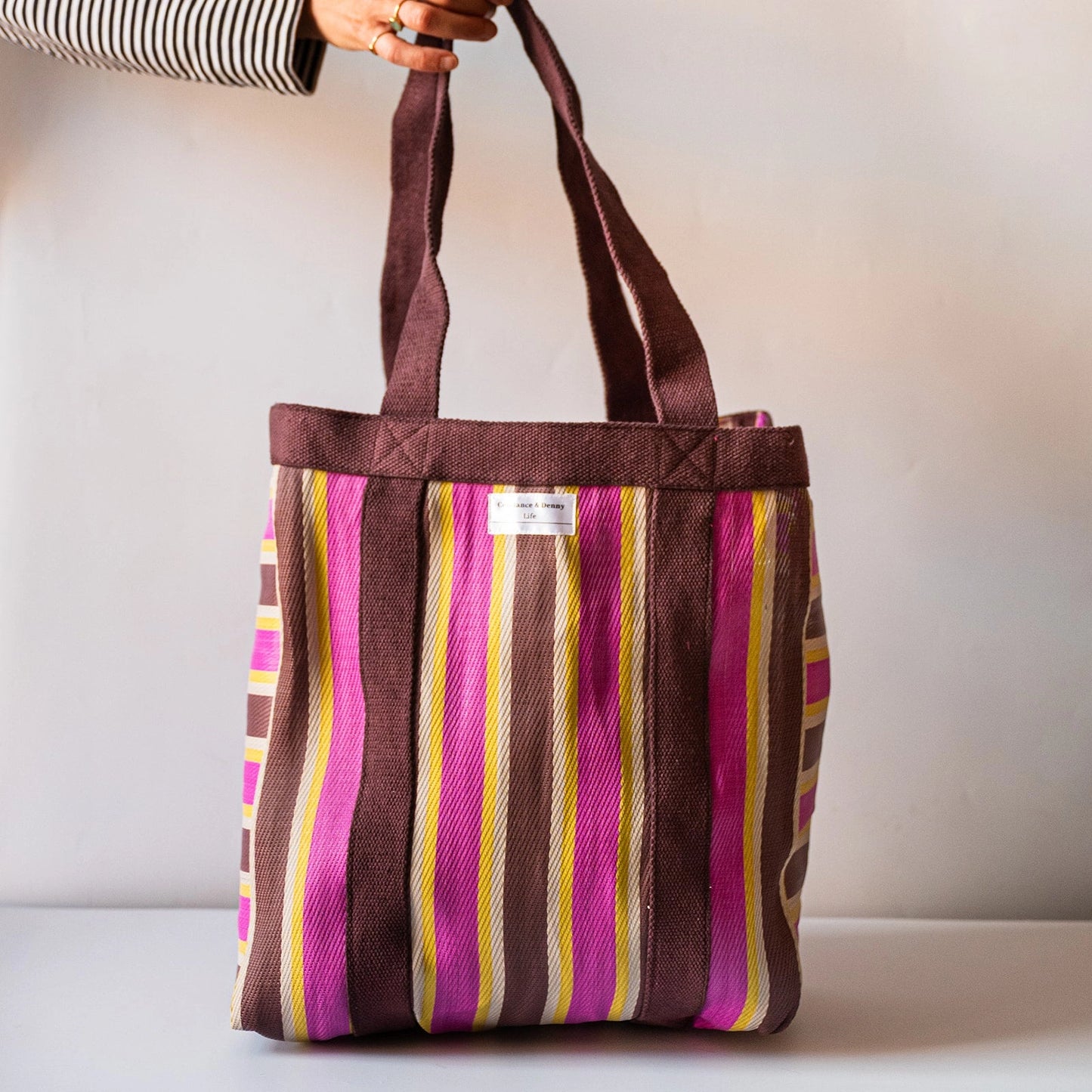 Recycled Shopping Bag - Damson