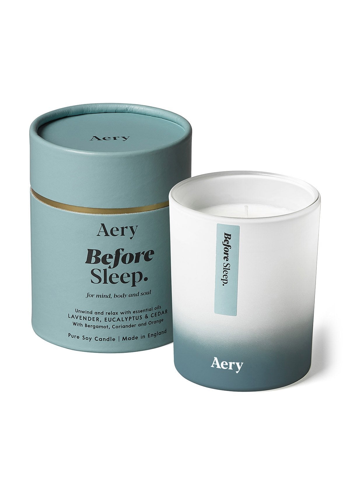 Before Sleep Scented Plant Based Wax Candle - Lavender Eucalyptus and Cedar - THE BRISTOL ARTISAN