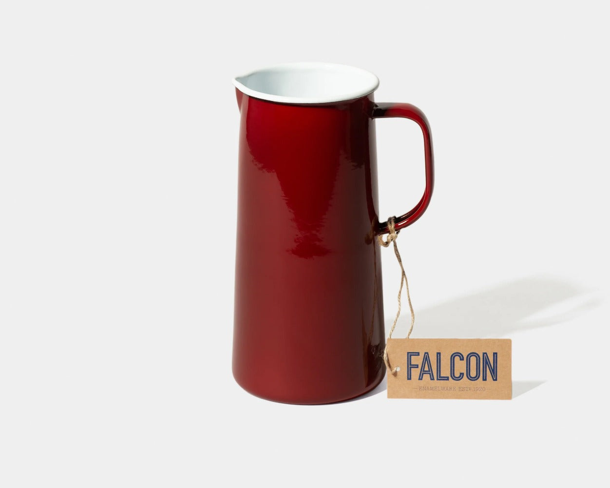 Enamel 3 pint jug - Bergundy - THE BRISTOL ARTISAN